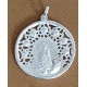 COLGANTE PLATA VIRGEN DESAMP. 30 MM                                                                 