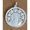 COLGANTE PLATA VIRGEN DESAMP. 30 MM                                                                 