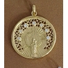 COLGANTE PLATA VIRGEN PILAR 30 M BAÑO OR                                                            