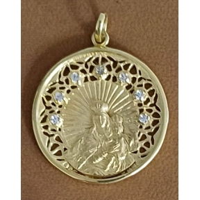 COLGANTE PLATA VIRGEN CARMEN 30 M BAÑO O                                                            