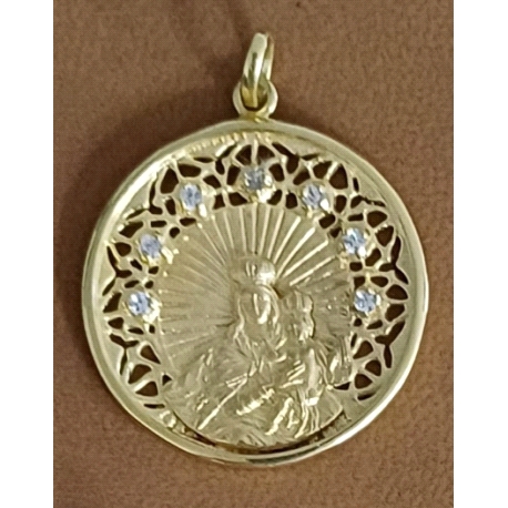 COLGANTE PLATA VIRGEN CARMEN 30 M BAÑO O                                                            