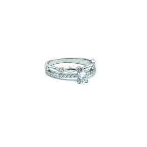 SORTIJA PLATA CIRCONITAS                                                                            