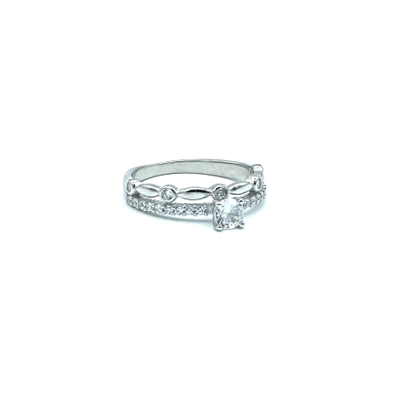 SORTIJA PLATA CIRCONITAS                                                                            