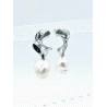 PENDIENTE PLATA PERLA                                                                               