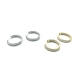 PENDIENTE PLATA ARO CIRCONITAS 15 MM                                                                