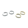 PENDIENTE PLATA ARO CIRCONITAS 15 MM                                                                