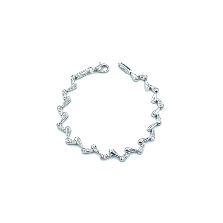 PULSERAS PLATA CIRCONITAS                                                                           