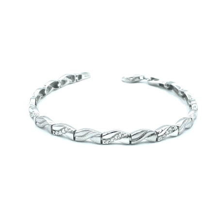 PULSERAS PLATA CIRCONITAS                                                                           