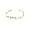 PULSERAS PLATA CIRCONITAS BAÑO ORO                                                                  