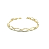 PULSERAS PLATA CIRCONITAS BAÑO ORO                                                                  
