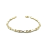 PULSERAS PLATA CIRCONITAS BAÑO ORO                                                                  