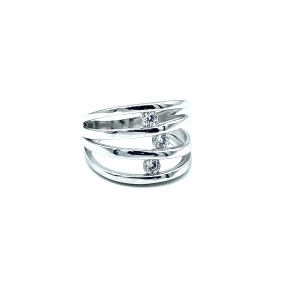 SORTIJA PLATA CIRCONITAS                                                                            