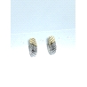 PENDIENTE PLATA CIRCONITAS BICOLOR                                                                  