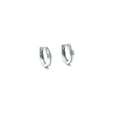 PENDIENTE PLATA CIRCONITAS                                                                          