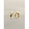 PENDIENTE PLATA CIRCONITAS BAÑO ORO                                                                 