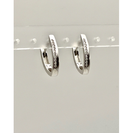 PENDIENTE PLATA ARO CIRCONITAS                                                                      
