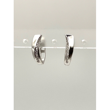 PENDIENTE PLATA CIRCONITAS