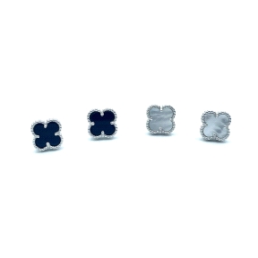 PENDIENTE PLATA LISO NACAR 10 MM