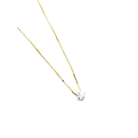 GARGANTILLA PLATA GARRAS 5 MM BAÑO ORO                                                              