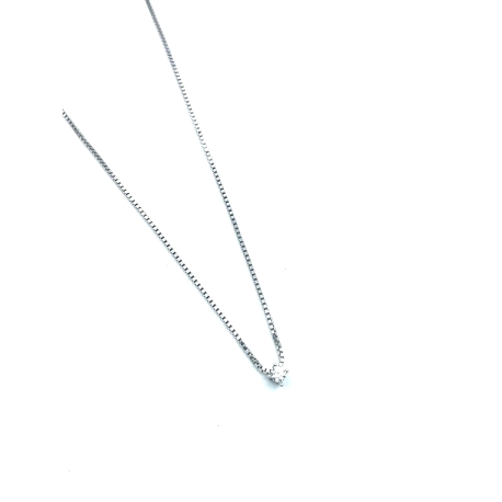 GARGANTILLA PLATA GARRAS 3 MM RODIO                                                                 