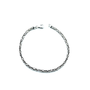 PULSERAS PLATA LISA OXIDO 2,5 MM