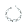 PULSERAS PLATA LISA ESLABON