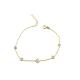 PULSERAS PLATA CIRCONITAS BAÑO ORO                                                                  
