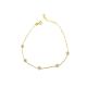 PULSERAS PLATA CIRCONITAS BAÑO ORO                                                                  