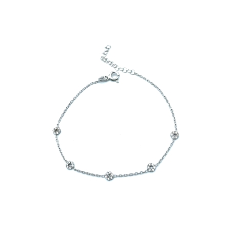 PULSERAS PLATA CIRCONITAS                                                                           