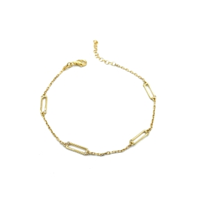 PULSERAS PLATA CIRCONITAS BAÑO ORO                                                                  