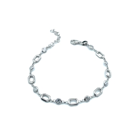 PULSERAS PLATA CIRCONITAS                                                                           