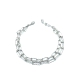 PULSERAS PLATA  LISA 3 CADENAS                                                                      