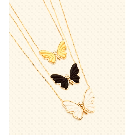 GARGANTILLA PLATA RESINA BAÑO ORO                                                                   