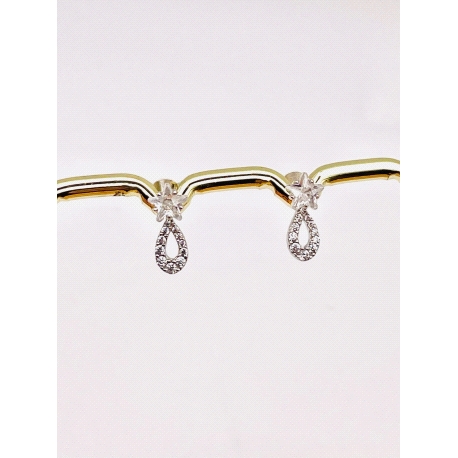 PENDIENTE PLATA CIRCONITAS                                                                          