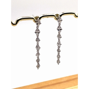 PENDIENTE PLATA CIRCONITAS                                                                          