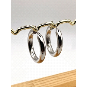 PENDIENTE PLATA ARO 5 MM 3 CM                                                                       