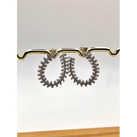 PENDIENTE PLATA CIRCONITAS                                                                          