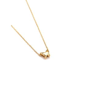 GARGANTILLA PLATA CIRCONITA BAÑO ORO                                                                