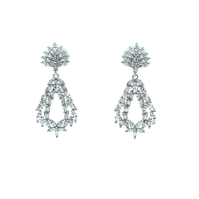 PENDIENTE PLATA CIRCONITAS                                                                          