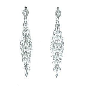 PENDIENTE PLATA CIRCONITAS                                                                          