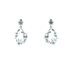 PENDIENTE PLATA CIRCONITAS COLOR                                                                    