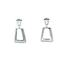 PENDIENTE PLATA CIRCONITAS                                                                          