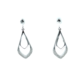 PENDIENTE PLATA CIRCONITAS                                                                          