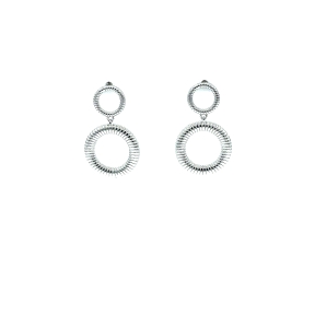 PENDIENTE PLATA LISO DIBUJO                                                                         