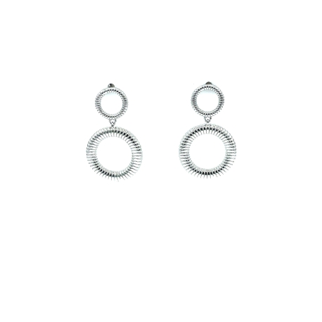 PENDIENTE PLATA LISO DIBUJO                                                                         