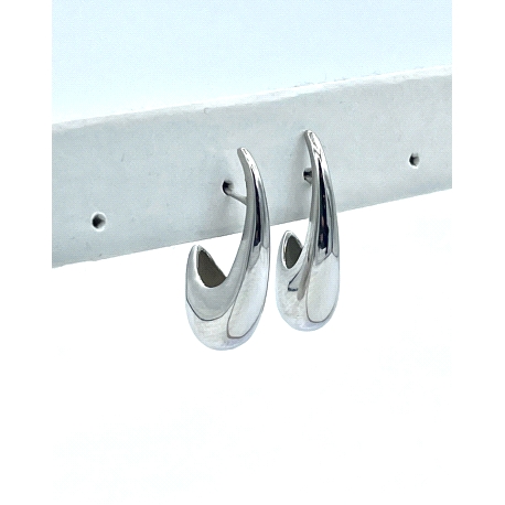 PENDIENTE PLATA ARO LISO                                                                            