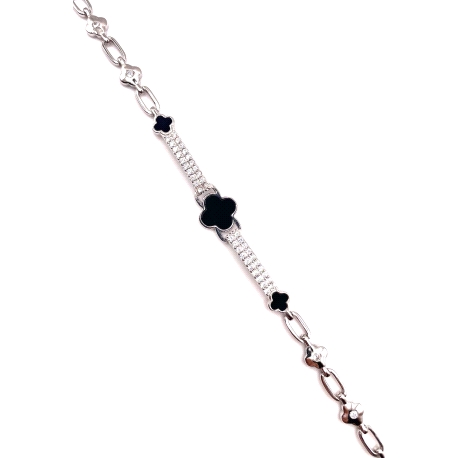 PULSERAS PLATA CIRCONITAS ESMALTE                                                                   