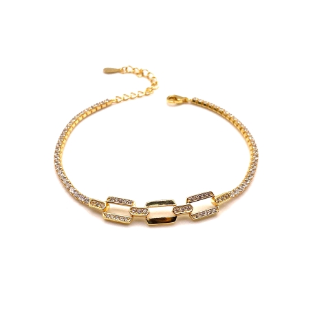 PULSERAS PLATA CIRCONITAS                                                                           