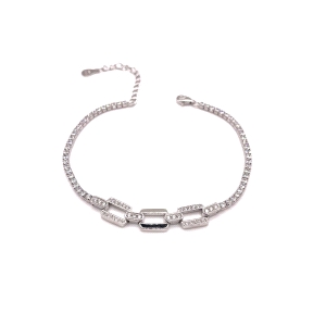 PULSERAS PLATA CIRCONITAS                                                                           