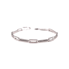 PULSERAS PLATA CIRCONITAS                                                                           